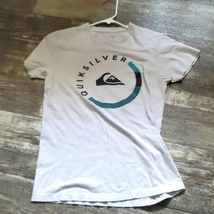 Quiksilver White Men's T-Shirt